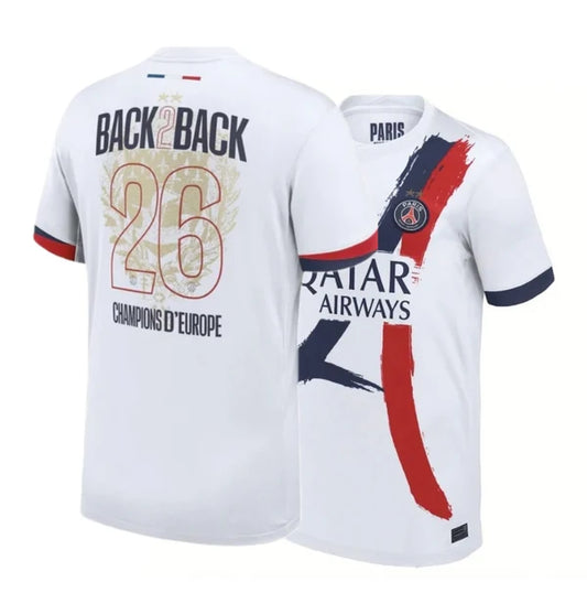 Maillot PSG Back 2 Back Champions d'Europe - Blanc